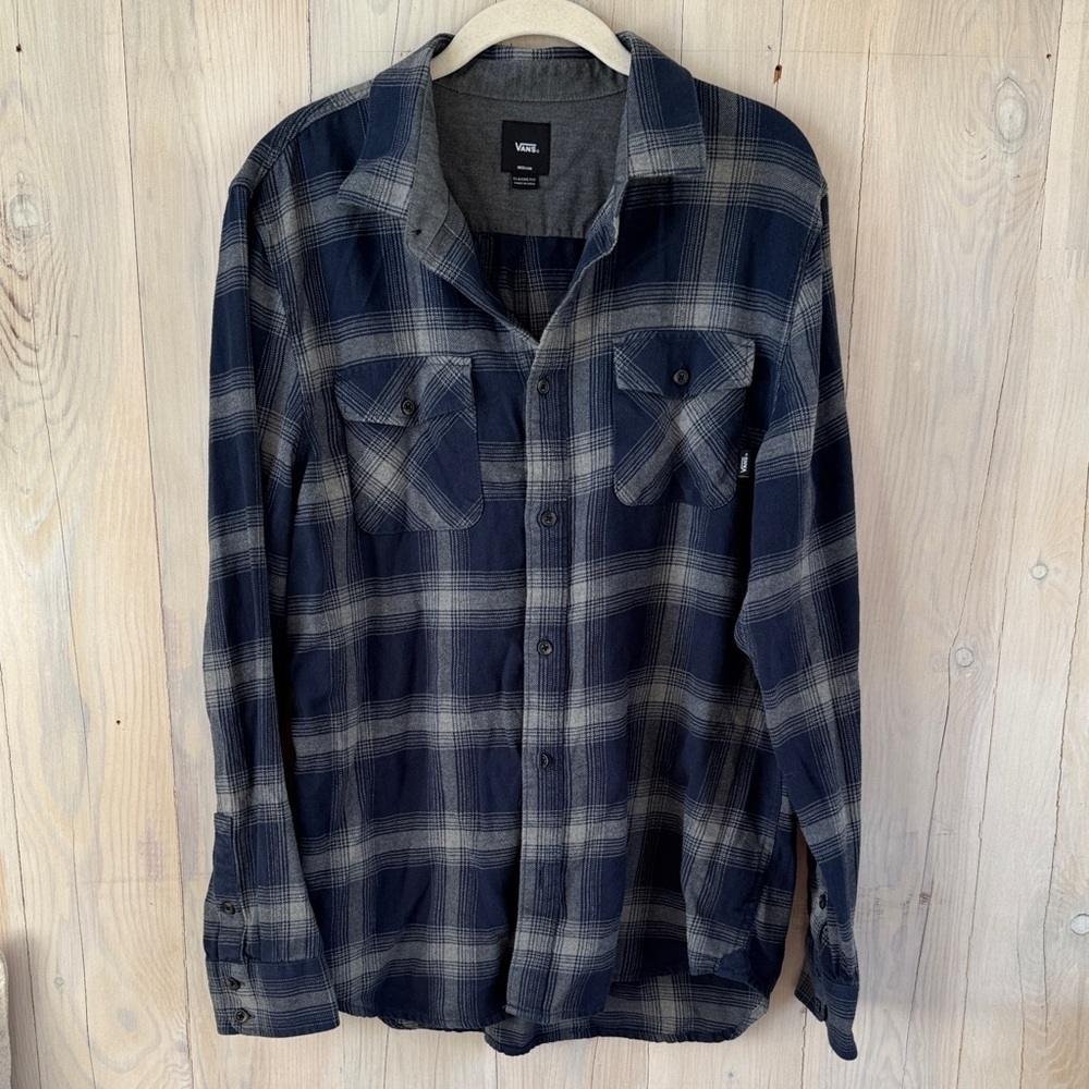 Vans Button Down Shirt Size M - image 1